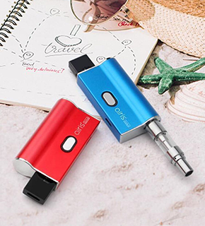 smoke city glass & vape blue and red electronic cigarette